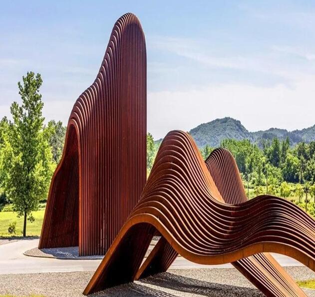 中山锈钢板造型